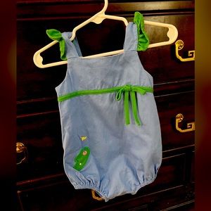 Little English Augusta Bubble. Girls. Size 9 month.